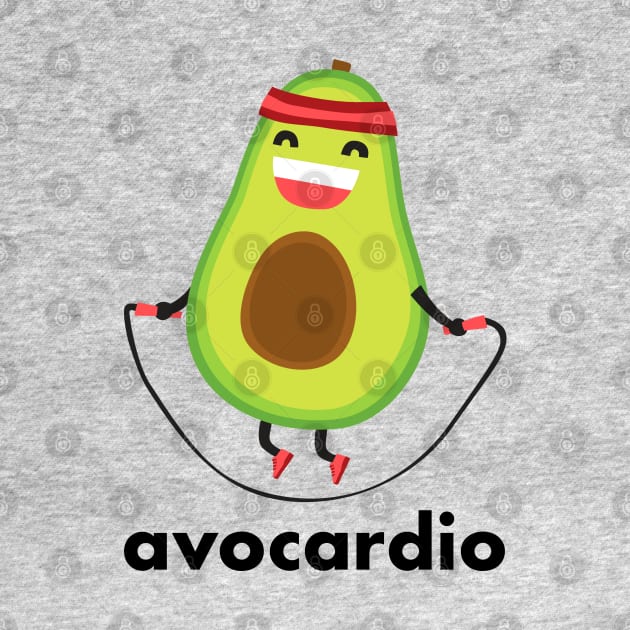 Avocardio - avocado doing cardio by Broccoliparadise